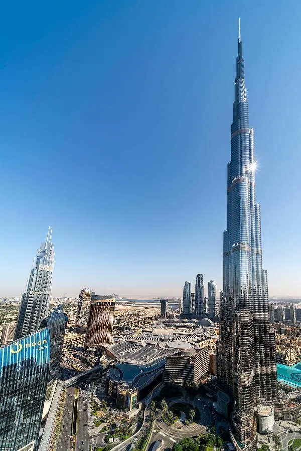 Full Burj Khalifa View: Atlas Homestays - 03 Bedroom At Burj Vista 5005 Dubai 0*,